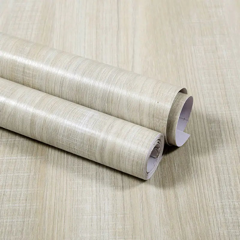 Vinyl Self-adhesive Waterproof Wood Wallpapers Wall Stickers for Wall in Rolls Furniture Renovation Film Bedroom Home Decor PVC