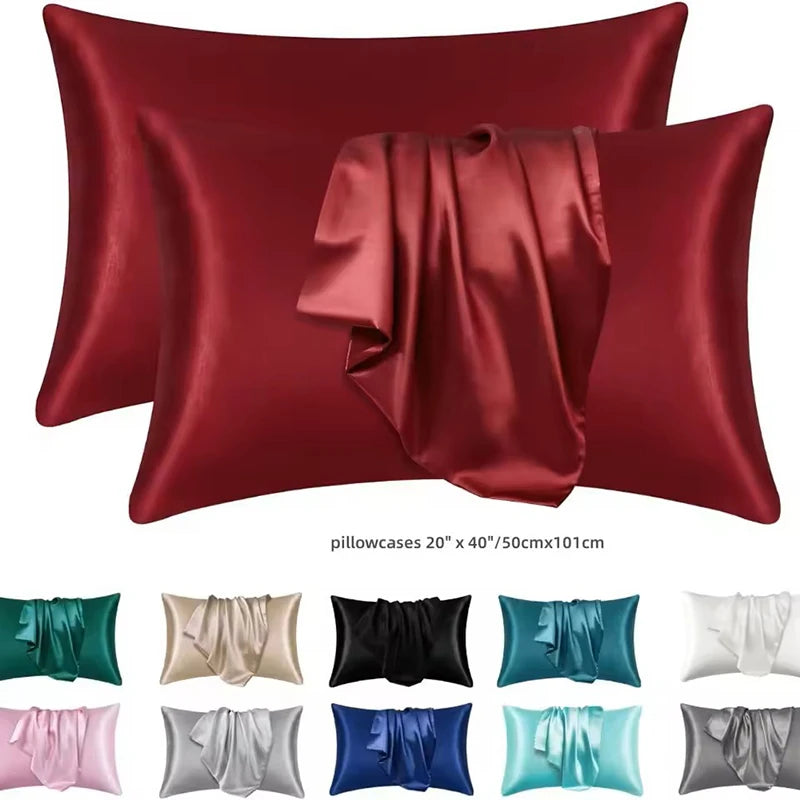 1pc Boost Beauty Sleep Silky Satin Pillowcases: Cooling, Hair and Skin-Friendly, Easy-Care