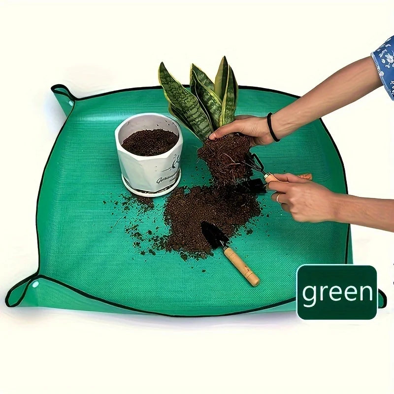 1pcs Planting Mat Gardening Potting Pad Foldable Garden Plant Flower Pot Transplanting Waterproof Mats