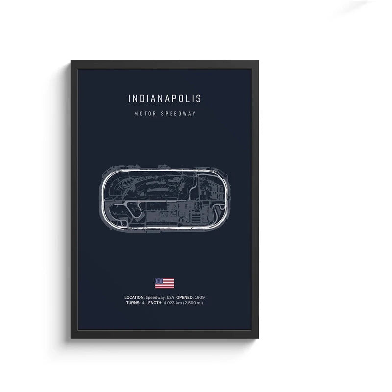 F1 Internationa Track Circuit Canvas Painting F1 Imola Wall Art Nordic Poster Aesthetic Motorsport Race Picture For Home Decor