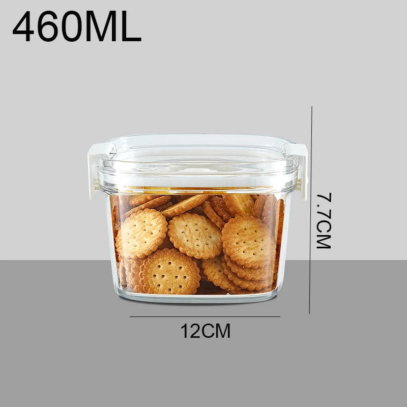 Vacuum Sealed Tank Coffee Beans Vacuum Jar Kitchen Cereals Storage Box Airtight Container Moisture-Proof Sealed Canister for Tea