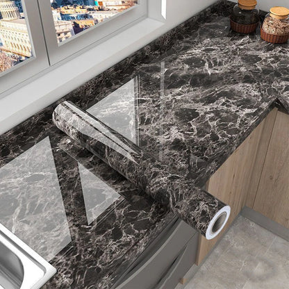 Marble Contact Paper for Countertops, Removable Wallpaper Peel and Stick, Self Adhesive Counter Top Waterproof for Kitchen Backs