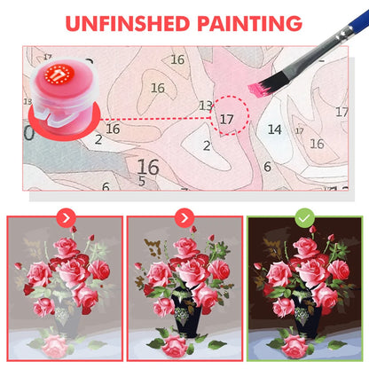 Diy Paint By Numbers Landscape Oil Painting Package For Adults Unique Gift Digital Picture Number Drawing On Canvas Home Decor