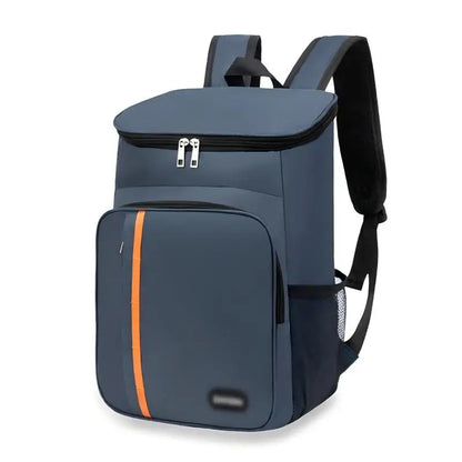 1pc Shoulder Insulation Bag Multifunctional Outdoor Picnic Insulation Fresh-keeping Backpack Leak-proof Ice BagTravel Essentials