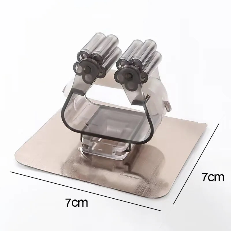 1-10Pcs Multi-Purpose Hooks Mop Holder Wall Mounted Mop Organizer Broom Hanger Hook Bathroom Waterproof Wall Kitchen Hook
