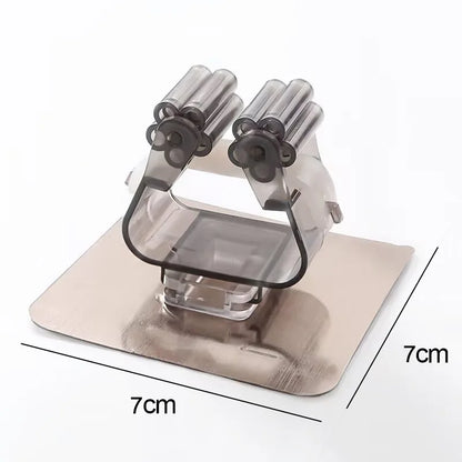 1-10Pcs Multi-Purpose Hooks Mop Holder Wall Mounted Mop Organizer Broom Hanger Hook Bathroom Waterproof Wall Kitchen Hook