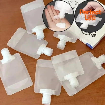 10cs 30/50/100ML Thickened Travel Subpackage Cosmetic Lotion Shower Gel Shampoo Portable Facial Cleanser