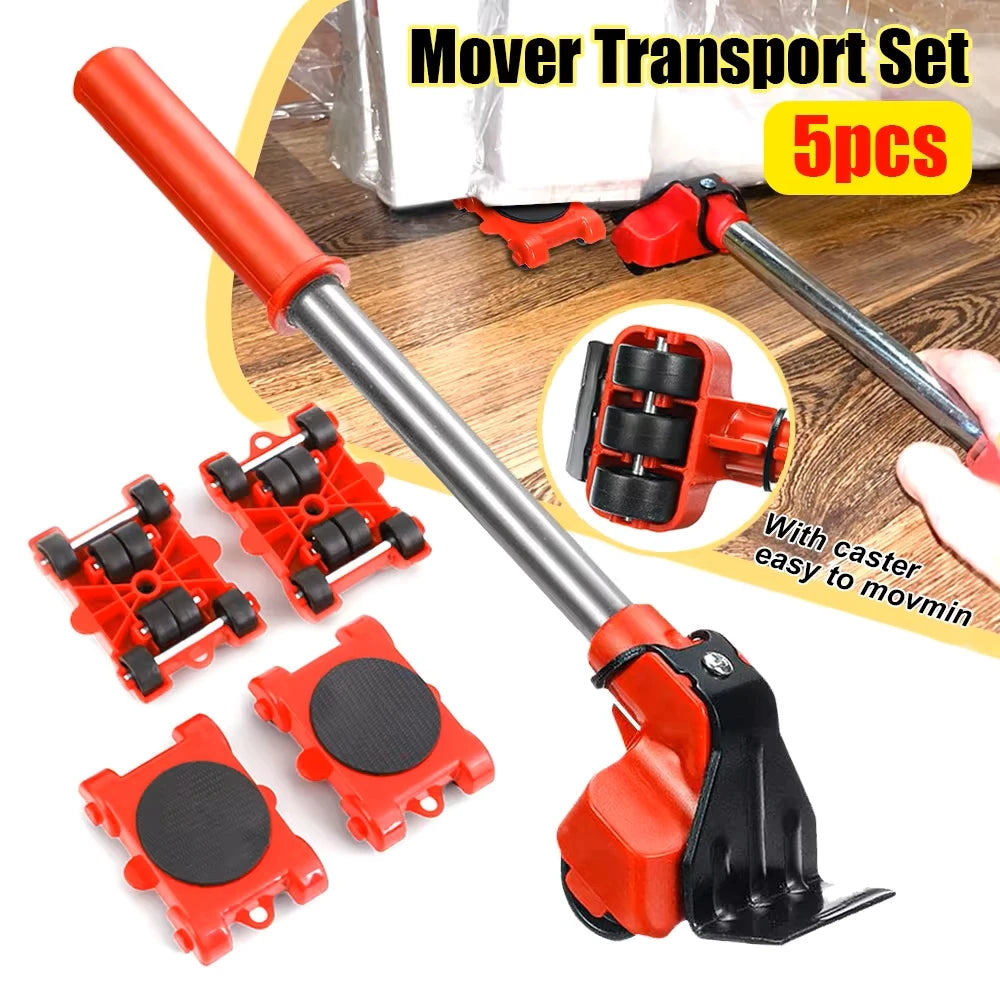 Heavy Duty Furniture Lifter Furniture Mover Set 880LBS Mover Roller Tranport Tool Lifting Moving Furniture Helper Transport Tool