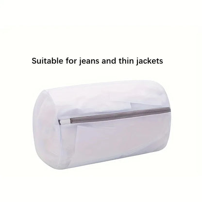 1/2pcs Versatile Shoe Washing Bag Durable Mesh Laundry Bag for Sneakers Running Shoes Socks Bras with Zipper Closure