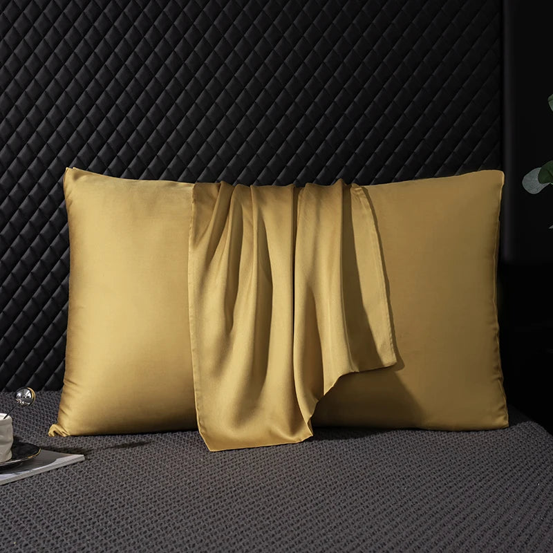Real Mulberry Silk PillowCase 100% Silk Pillow Case Protect Skin Pillowcase  Bedding Pillow Cases Cover Free Shipping