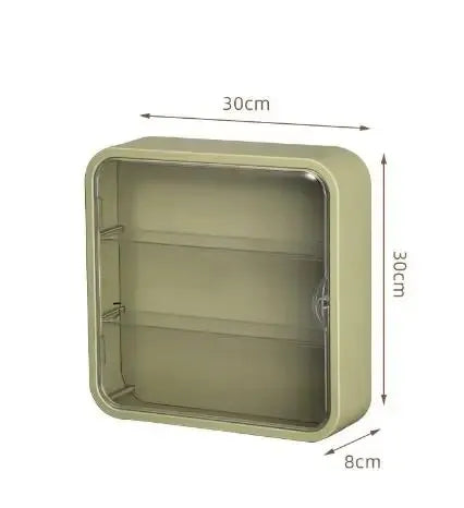 Wall Mounted Doll Blind Box Storage Display Rack Magnetic Suction Figurine Display Cabinet Dustproof Doll Blind Box Storage Box