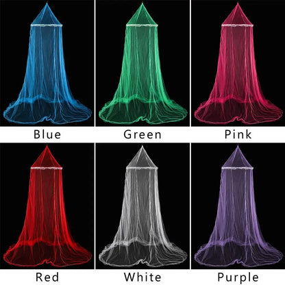 Canopy Encryption Dome Fly Insect Mesh Princess Mosquito Net Repellent Protection Single Entry Bed Decoration