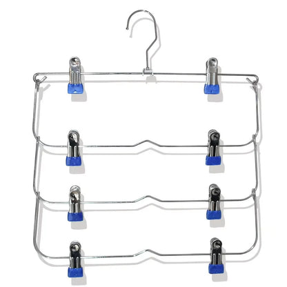 Multi-Functional Home Non-Slip Metal Pants Rack New Creative Stainless Steel Seamless Hanger Simple Storage Skirt Rack