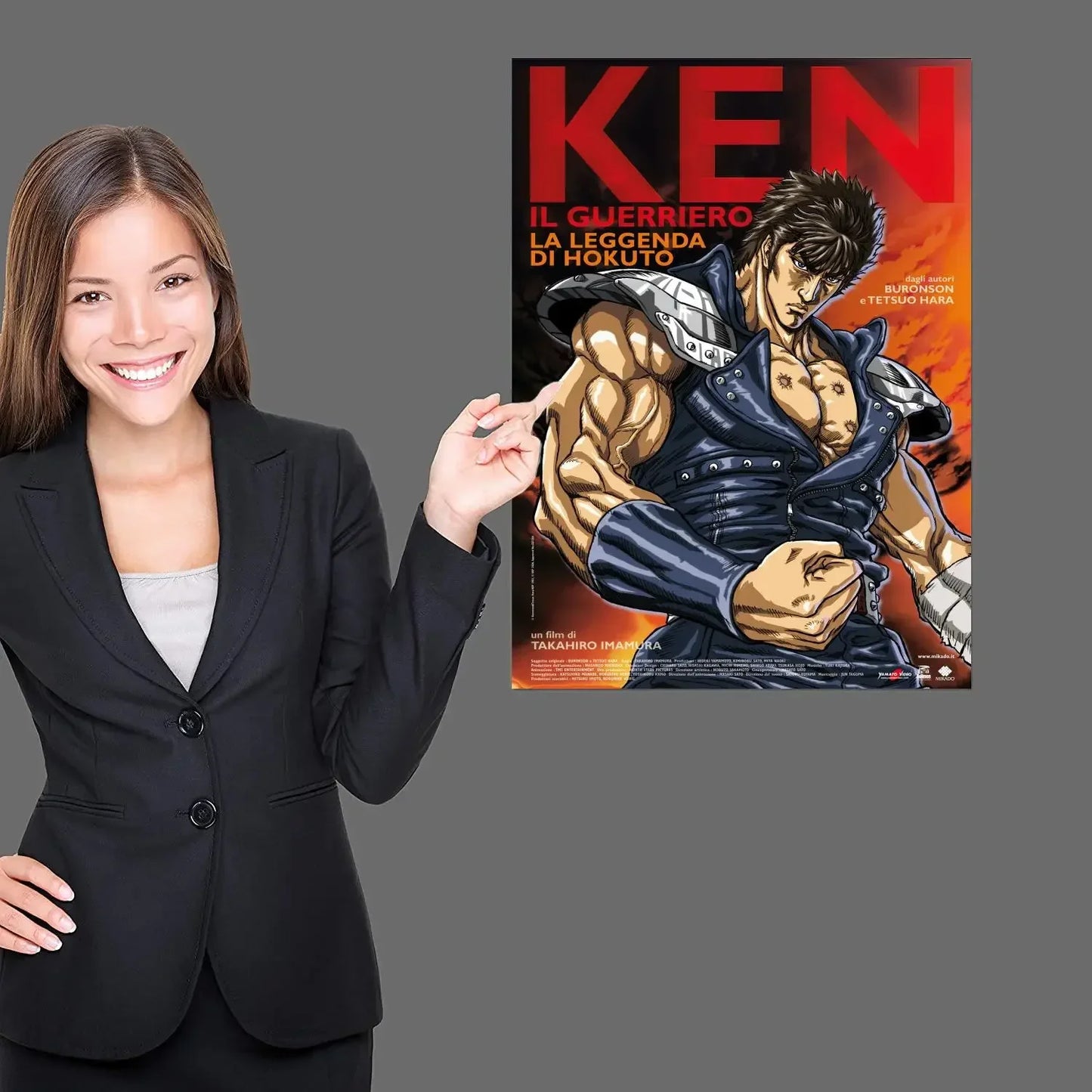 Hokuto No Ken Anime Video Game Canvas Painting Art Poster and Wall Art Picture Print Modern Family Bedroom Home Decor Posters