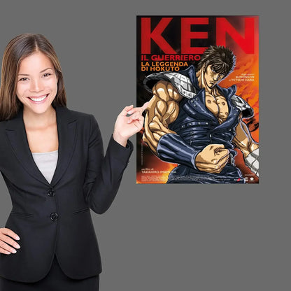 Hokuto No Ken Anime Video Game Canvas Painting Art Poster and Wall Art Picture Print Modern Family Bedroom Home Decor Posters