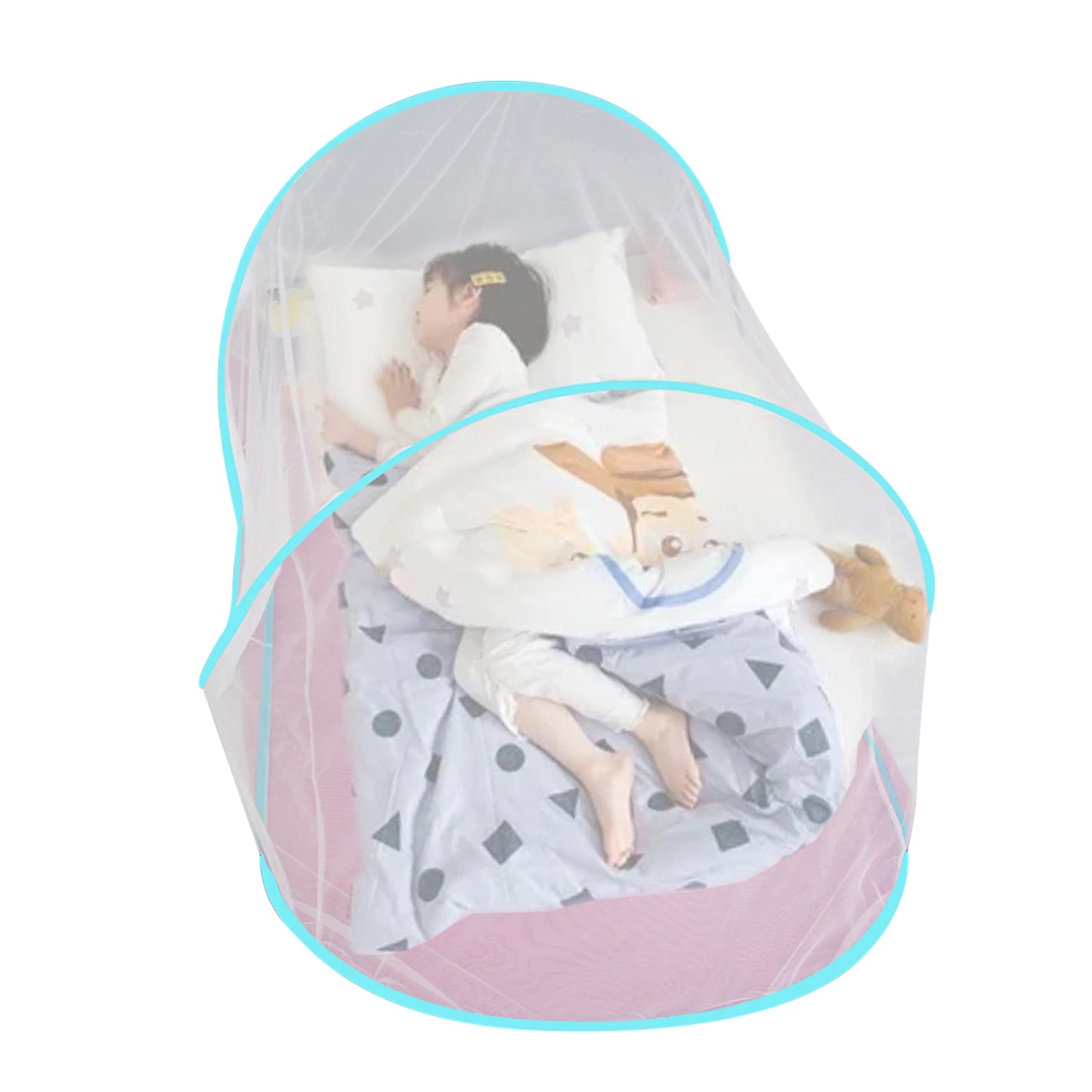 New Outdoor Travel Mosquito Net,Foldable Lightweight Small Mosquito Nets,Single Bed Camping Mosquitoes Tent for University Dorm