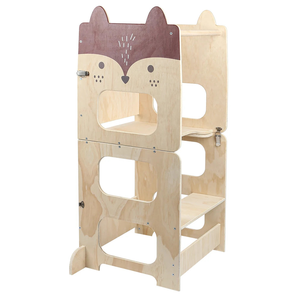 Children's Montessori observation tower Kitchen & learning aid-Transformable into Desk-stylish & versatile Design