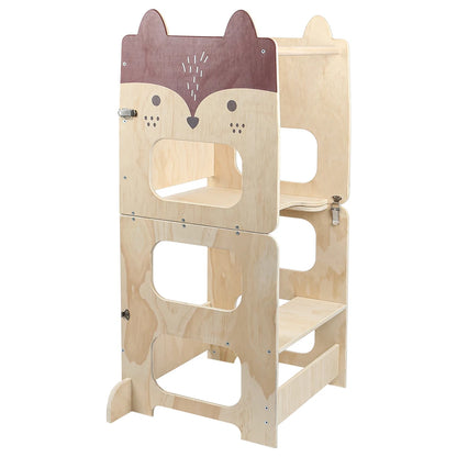 Children's Montessori observation tower Kitchen & learning aid-Transformable into Desk-stylish & versatile Design