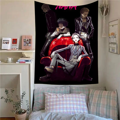 Japanese Classic Anime NANA  High School DxD Hippie Wall Hanging Tapestries for Living Room Home Dorm Decor Art Home Decor