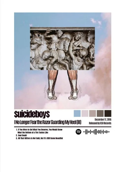 Classic Singer Suicideboy Posters Wall Art Canvas Paintings and Prints HD Pictures for Living Room Bedroom Home Decor Gifts