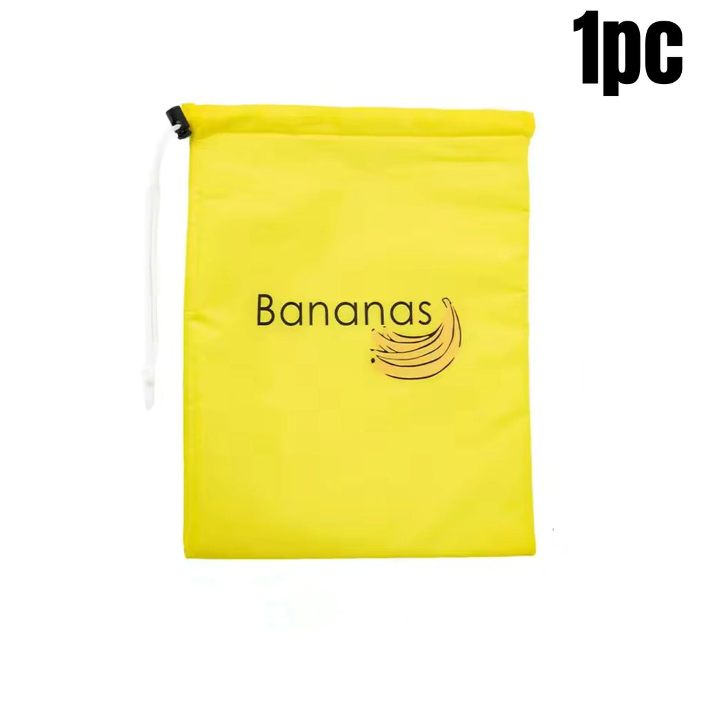 1/2/3/5pcs Yellow Banana Storage Bags Lettuce Storage Bag Prevents Odor 2 Weeks Fresh-keep Bundle Insulated Aluminum Film Bags