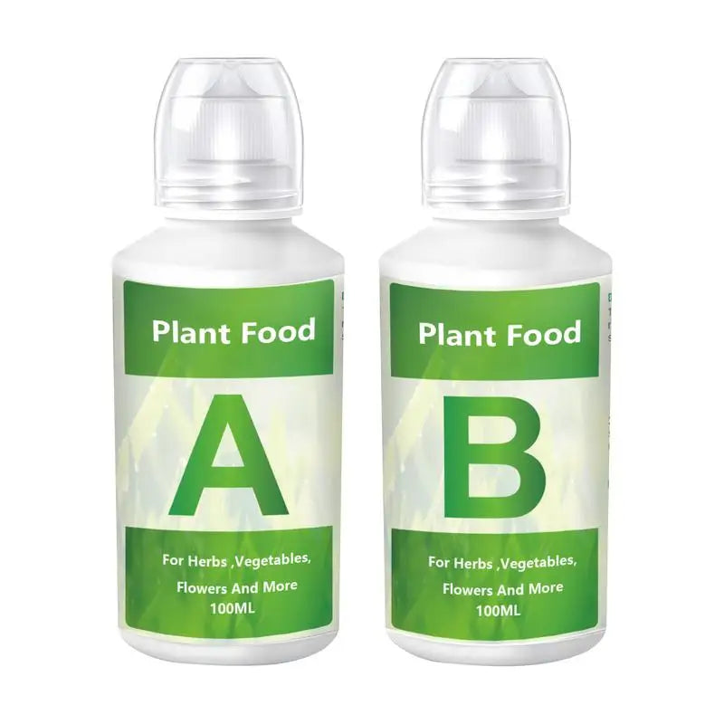 Fertilizer A and B Hydroponic Garden Plant Food Plant Fertilizer For Flowers Vegetables Grass Nutrients Garden Plant Using
