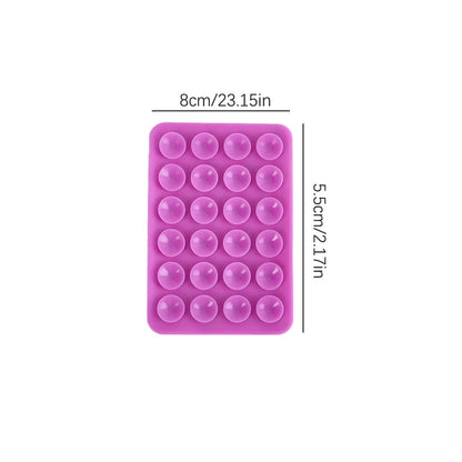 8cm Double Side Silicone Suction Pad For Mobile Phone Fixture Suction Cup Backed Adhesive Silicone Rubber Sucker Pad For Fixing