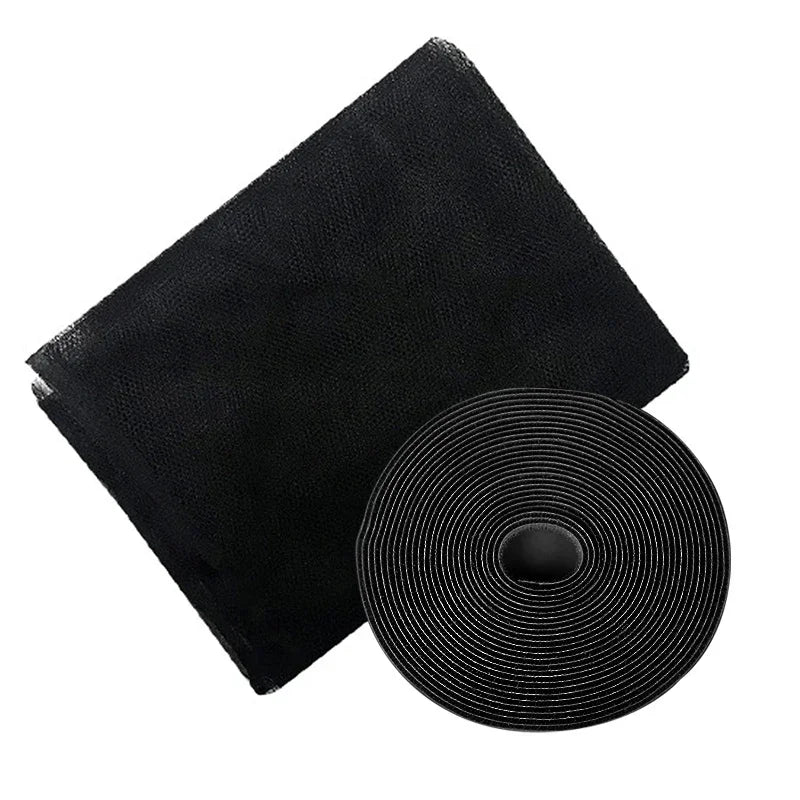 Anti Fly Mosquito Net DIY Self-Adhesive Fly Mosquito Window Net Mesh Mosquito Insect Bug Net Curtains for Windows