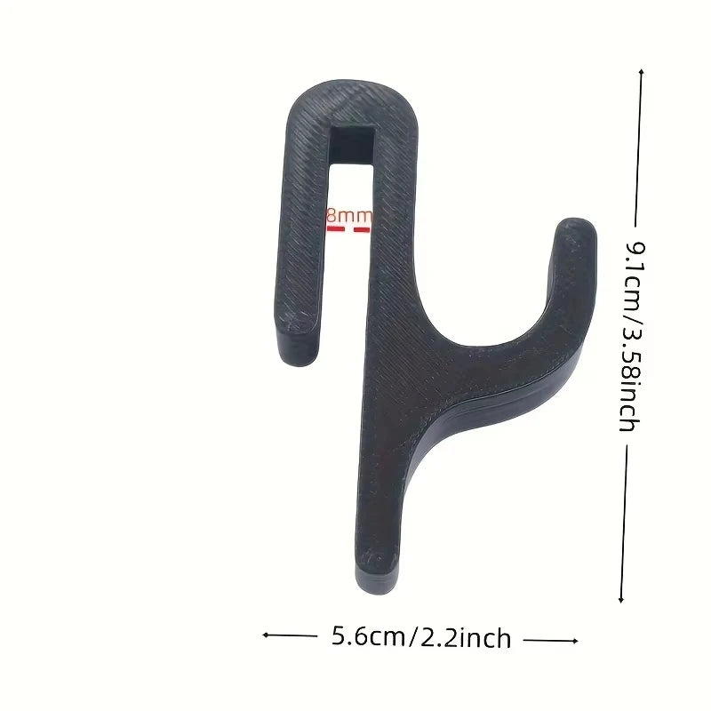 New Modern Plastic Shower Hook Suitable for 8mm Glass Doors Bathroom Organizer, Towels and Clothes Holder Bathroom Accessories