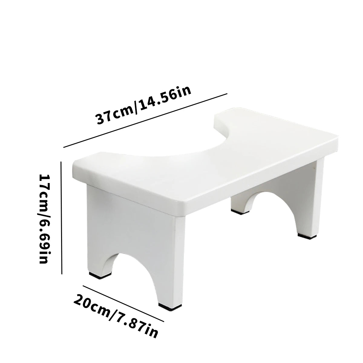 Sturdy Portable Bamboo Toilet Squat Stool for Adults,Wide and Stable,Bathroom Potty Stool,Easy to Use and Clean, Portable Design