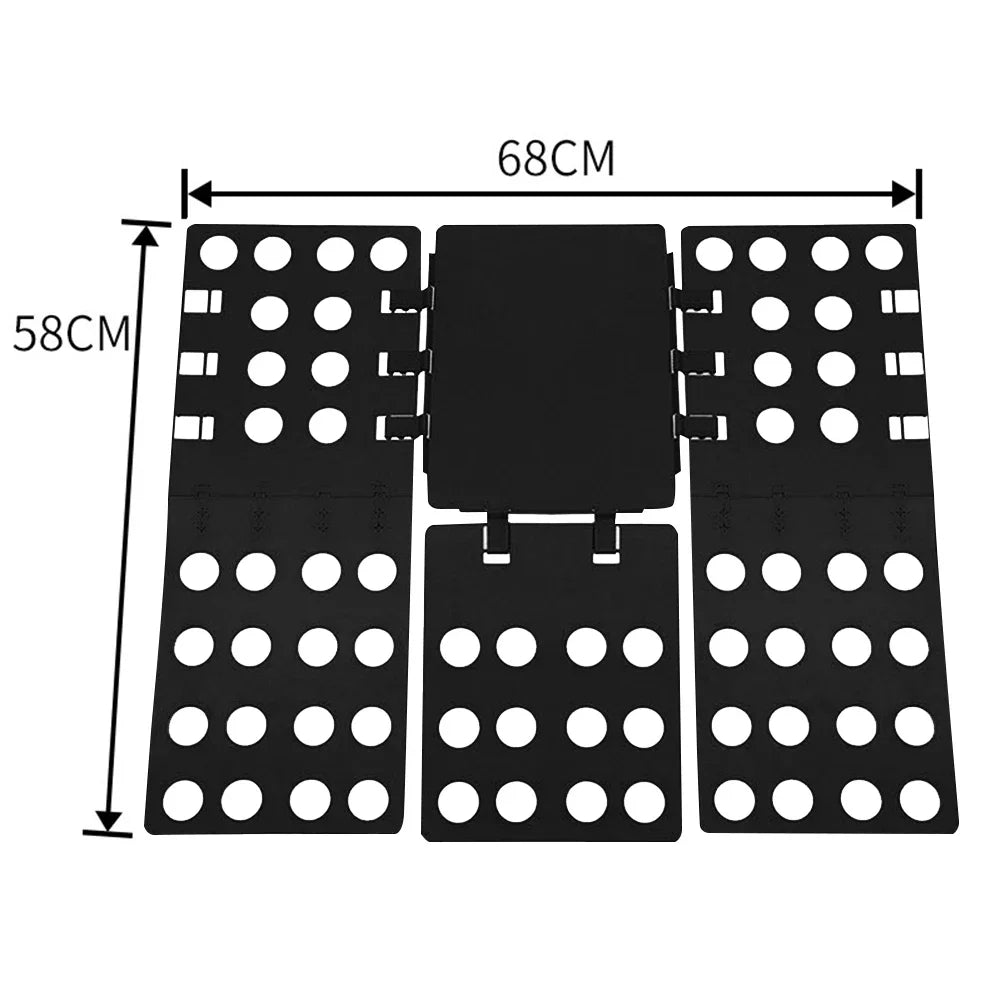 Plastic Folding Clothes Board Easy and Fast Kids Laundry Folder Folding Shirt Board Home Storage Tools for Quick Folding Clothes