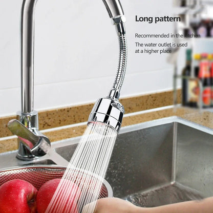 360 Degree Swivel Kitchen Faucet Aerator Adjustable Dual Mode Sprayer Filter Diffuser Water Saving Nozzle Faucet Connector