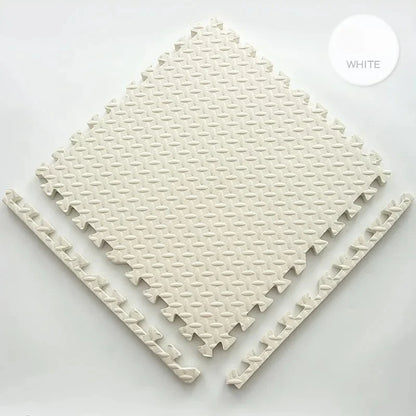 30*30cm Thick Baby Mat EVA Leaf Pattern Fitness Floor Mat Yoga Fitness Non-slip Interlocking Carpet Room Decorative Floor Tile