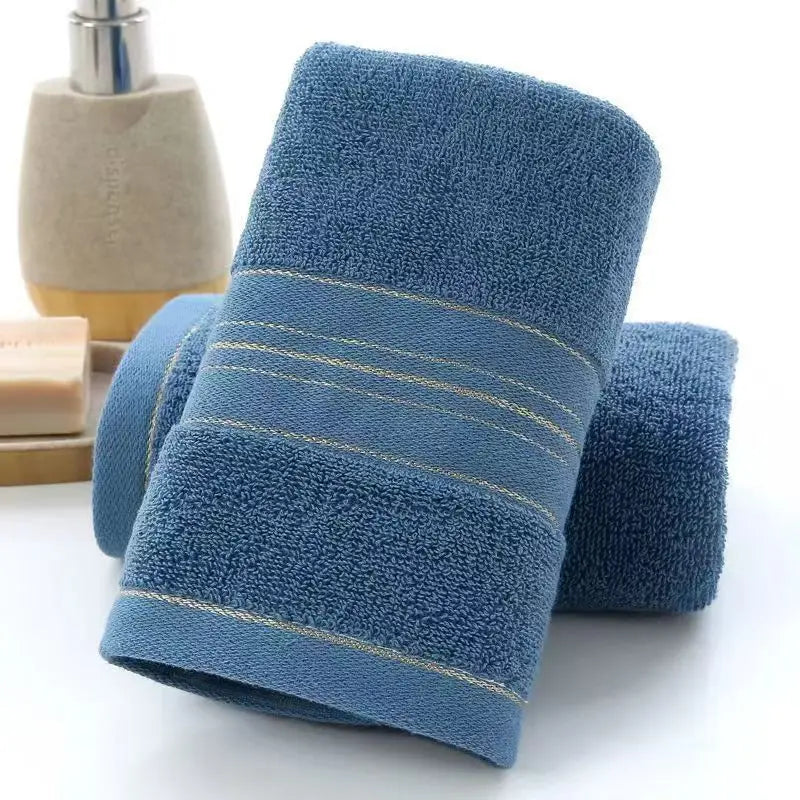Class a All-Cotton Thickened Absorbent Jacquard Skin-Friendly Face Towel Bath Pure Cotton Adult Towel