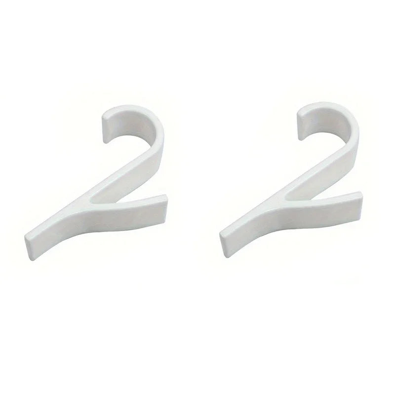 2-6pcs Multi-Purpose Radiator Towel Hangers Coat Clothes Scarf Rack Bath Hook - Metal over Door Or Wall Mounted