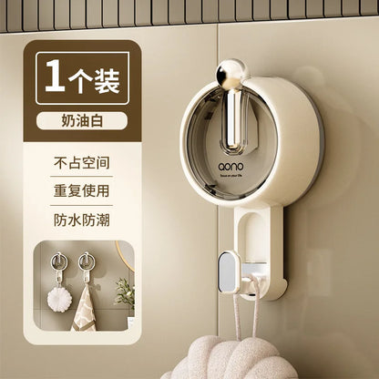 Suction Hooks Strong Vacuum Power Traceless No-Drilling Adhesive Hooks for Home Bathroom Kitchen Door Back and Toilet Area