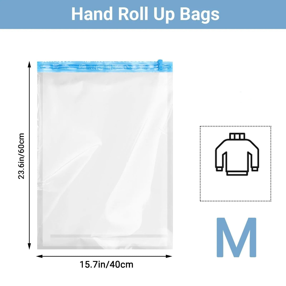 Roll Up Travel Space Saver Storage Bags for Luggage Clothes Cruise Ship Essentials Home Packing-Organizer