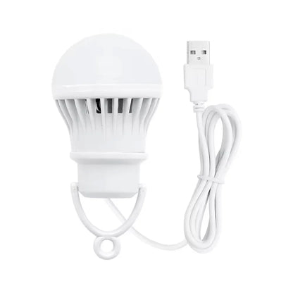 3W 5W 7W USB Lamp Bulb Portable Camping Lantern Lamp LED Power Reading Book Light For Outdoor Camping Tent Emergency Lighting