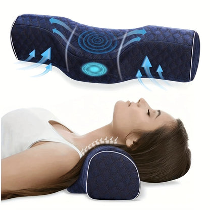 1pc Cervical Support Pillow - Comfortable, Durable, Ergonomic Neck Care for Travel Comfort and Instant Relaxation Products