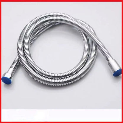 1pcs 2M Stainless Steel Hose Extension Tube Bathroom Shower Tube Extension Tube Water Pipe Draw Tube Bathroom Accessories
