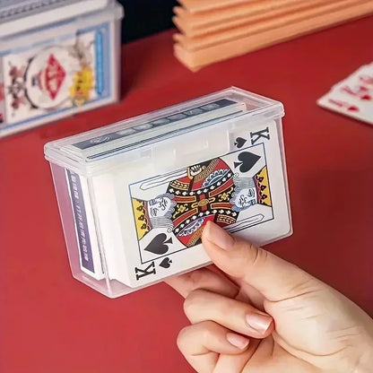 1Pcs Plastic Clear Storage Box Multipurpose For Game Card Rectangular Business Card Credit Card Holder Case Organizer