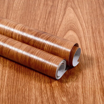 Vinyl Self-adhesive Waterproof Wood Wallpapers Wall Stickers for Wall in Rolls Furniture Renovation Film Bedroom Home Decor PVC