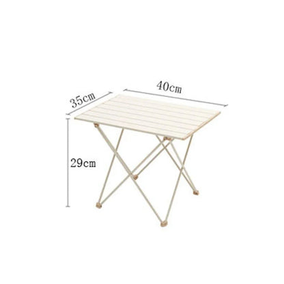 Ultralight Portable Folding Camping Table Foldable Outdoor Dinner Desk High Strength Aluminum Alloy For Garden Party Picnic BBQ