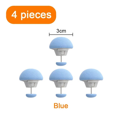 Mushroom Quilt Holder Macaron Non-slip Quilt Blanket Clip One Key To Unlock Blankets Cover Fastener Clip Holder Bed Sheet