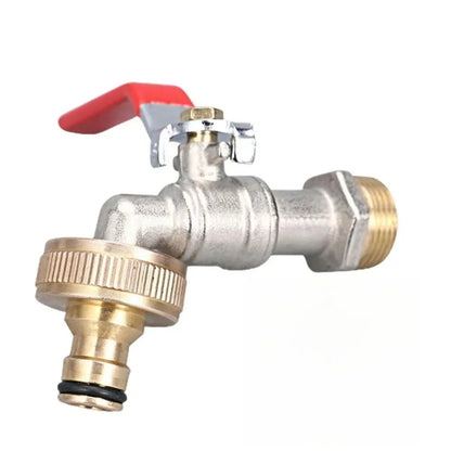 2026 1Pcs 1/2" Thread Connector Faucet Hose Tap Water Adapter Quick Connector Water Pipe Fittings Home Replacement Accessory