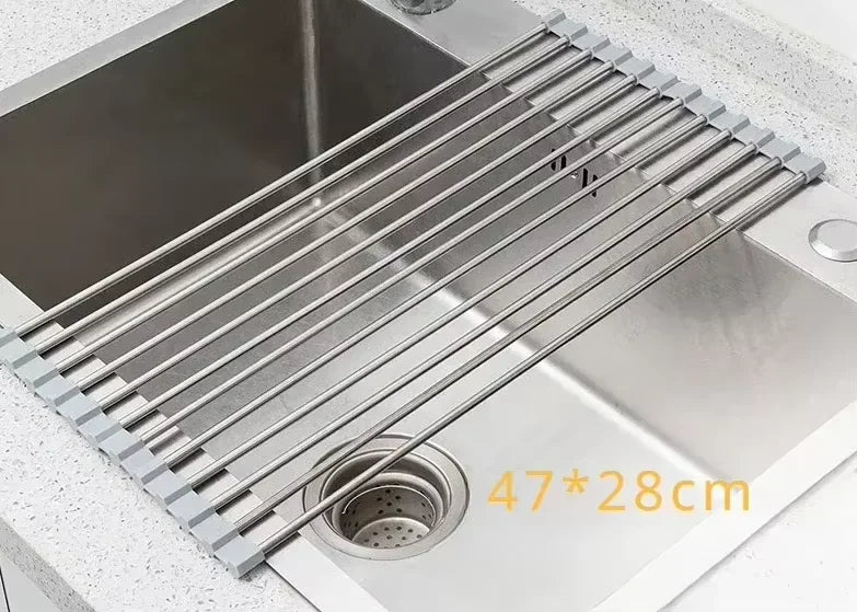 Stainless Steel Kitchen Sink Double Bowl Inset Basket W/Drainer + Soap Dispenser