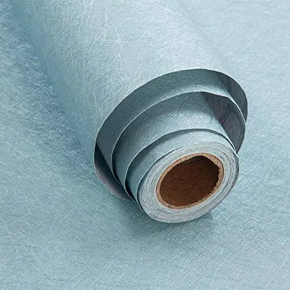 Black Silk Wallpaper Embossed Self Adhesive Wallpaper Removable Vinyl Black Peel and Stick Wallpaper Waterproof Furniture Decor