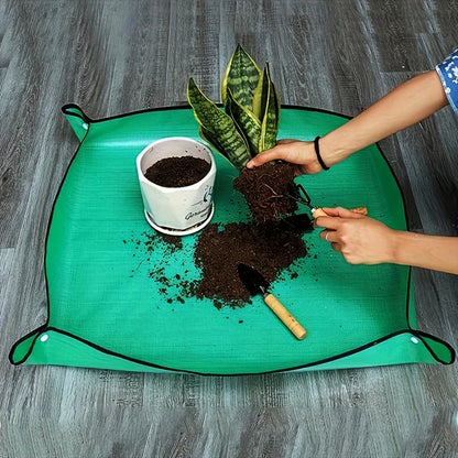 1pcs Planting Mat Gardening Potting Pad Foldable Garden Plant Flower Pot Transplanting Waterproof Mats