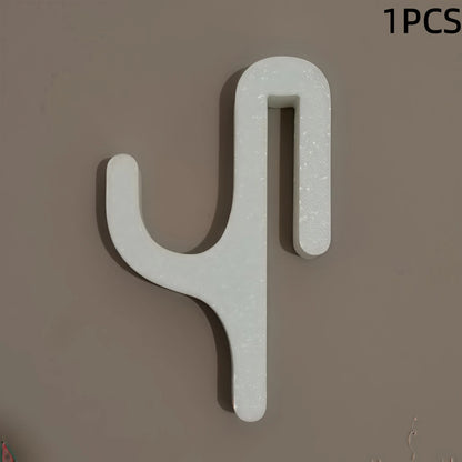 New Modern Plastic Shower Hook Suitable for 8mm Glass Doors Bathroom Organizer, Towels and Clothes Holder Bathroom Accessories
