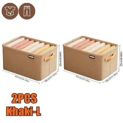 Thicken Clothes Organizer Pants Sweater Storage Cabinets Drawers Organizer Jeans Storage Box Wardrobe Clothes Storage Organizers